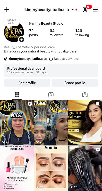 Kimmy Beauty Studio’s SEO