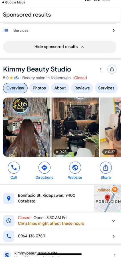Kimmy Beauty Studio’s SEO